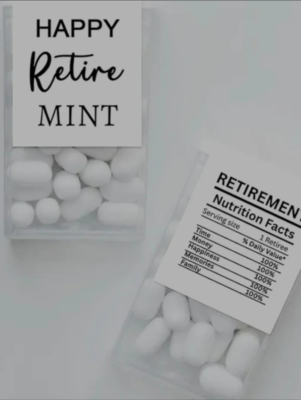 Retirement Party Favor Bags & Stickers